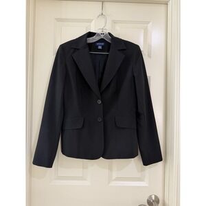 ann taylor women wool blend blazer size 8